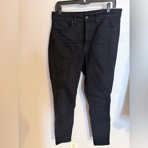 Express Black Skinny High Rise Pant 10R